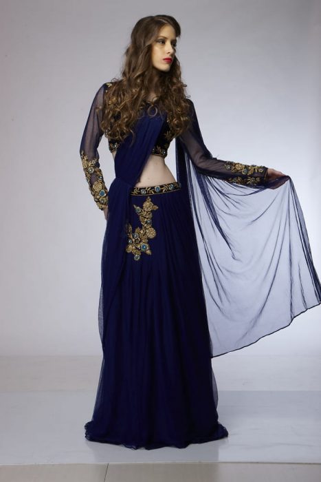 Ladies Party Wear Net Designer Saree Gown Size LXXL