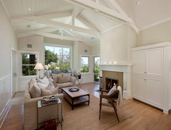 white-vaulted-ceiling-design-white-walls-wooden-flooring-neutral-colors-furniture