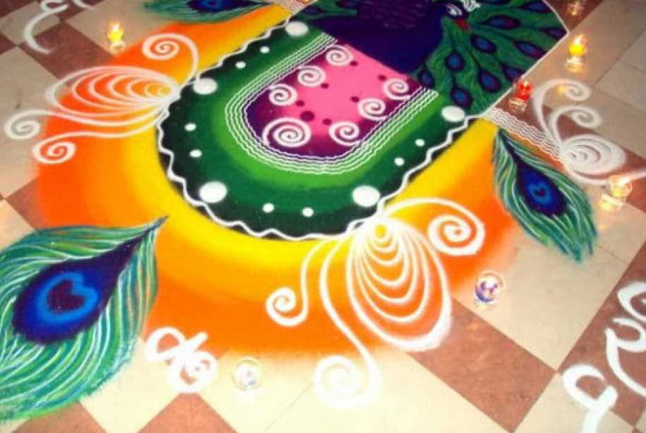 Free Hand Rangoli