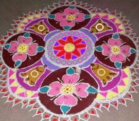 Free Hand Rangoli