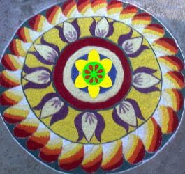 Free Hand Rangoli