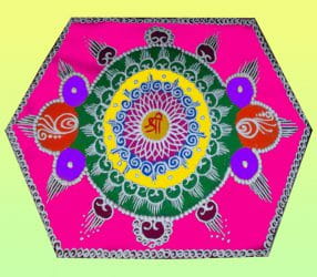 Free Hand Rangoli