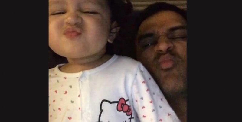 dhoni daughter