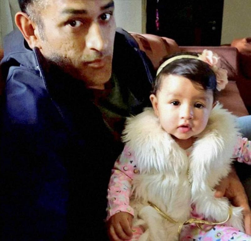 dhoni daughter