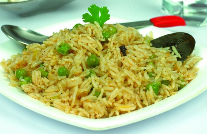 राइस कॉर्नर- मटर मसाला भात (Rice Corner- Matar Masala Bhat)