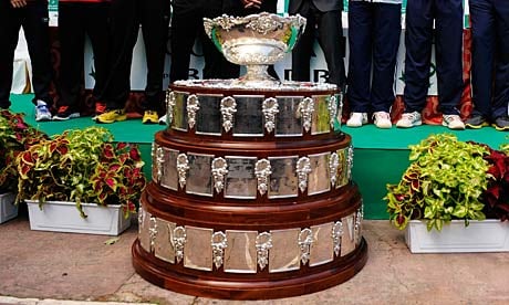 The Davis Cup trophy