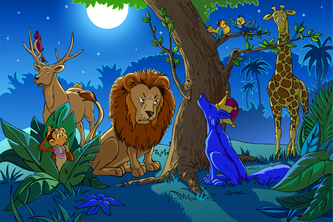 पंचतंत्र की कहानी: नीला सियार ( Panchtantra ki kahani: The Blue Jackal) पंचतंत्र की कहानी: नीला सियार ( Panchtantra ki kahani: The Blue Jackal)
