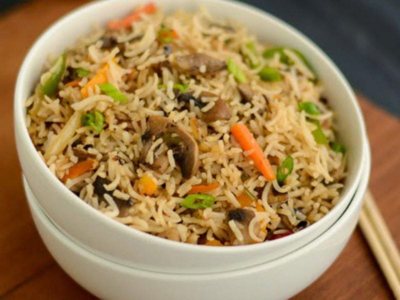 Mushroom Fried Rice