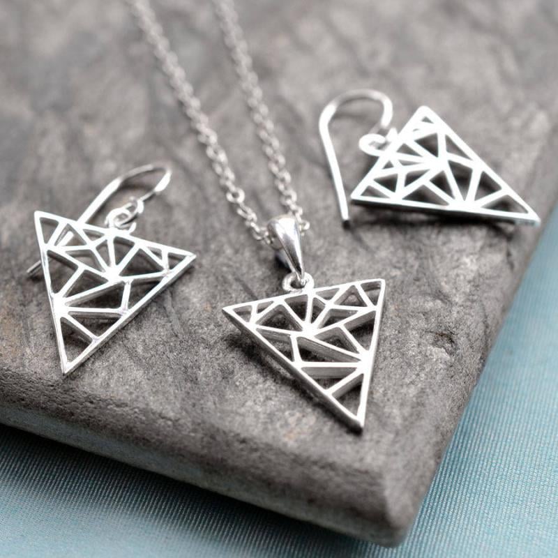 original_silver-geometric-triangle-jewellery-set
