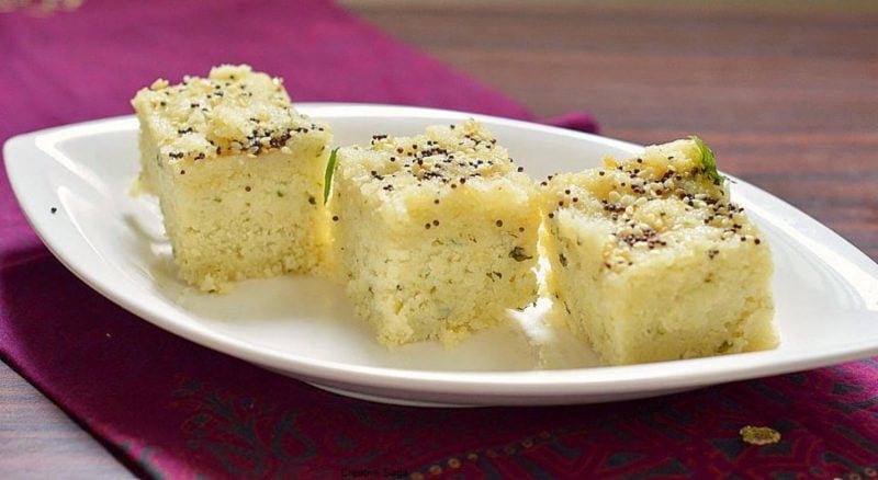 Instant White Rava Dhokla