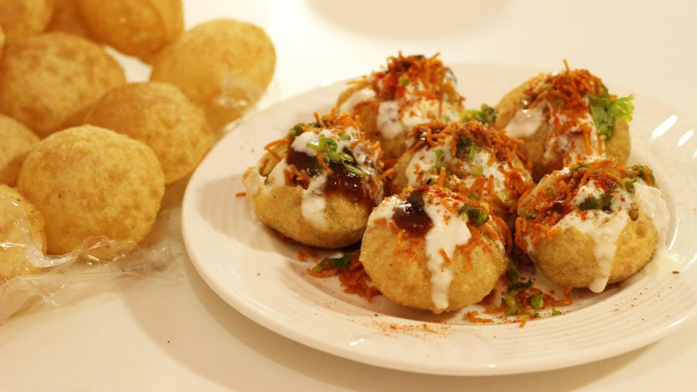 Paneer-Puri Chat recipe