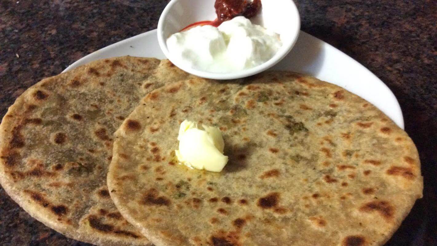 Sprouted Moong Paratha