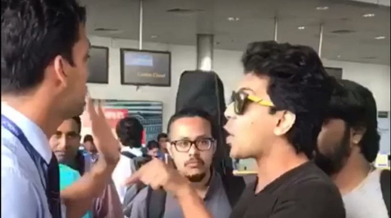 Aditya Narayan misbehaves airlines staff