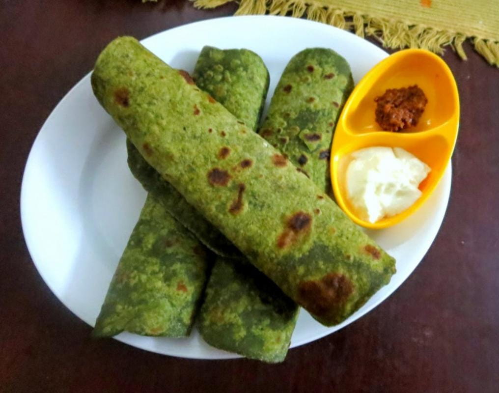 Methi-Palak Paratha