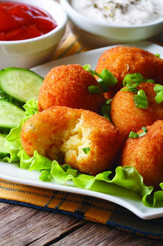 Rice And Cheese Fritters