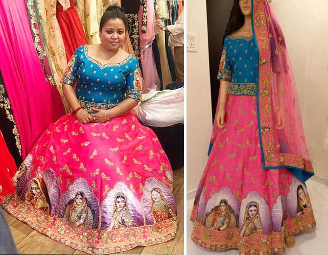 Bharati Singh Outfits For Her Wedding Ceremonies