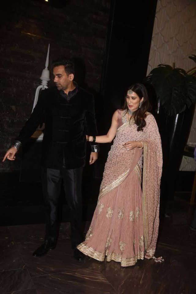 Zaheer Khan, Sagarika Ghatge's Cocktail Party