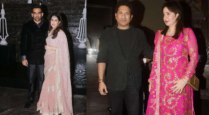Zaheer Khan, Sagarika Ghatge's Cocktail Party