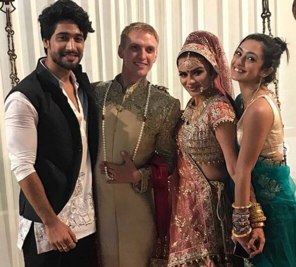 Aashka Goradia, Brent Goble wedding