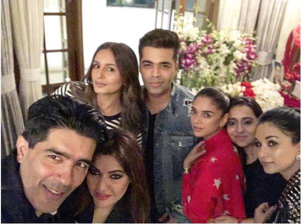 Bollywood celebrities, Manish Malhotra, birthday party