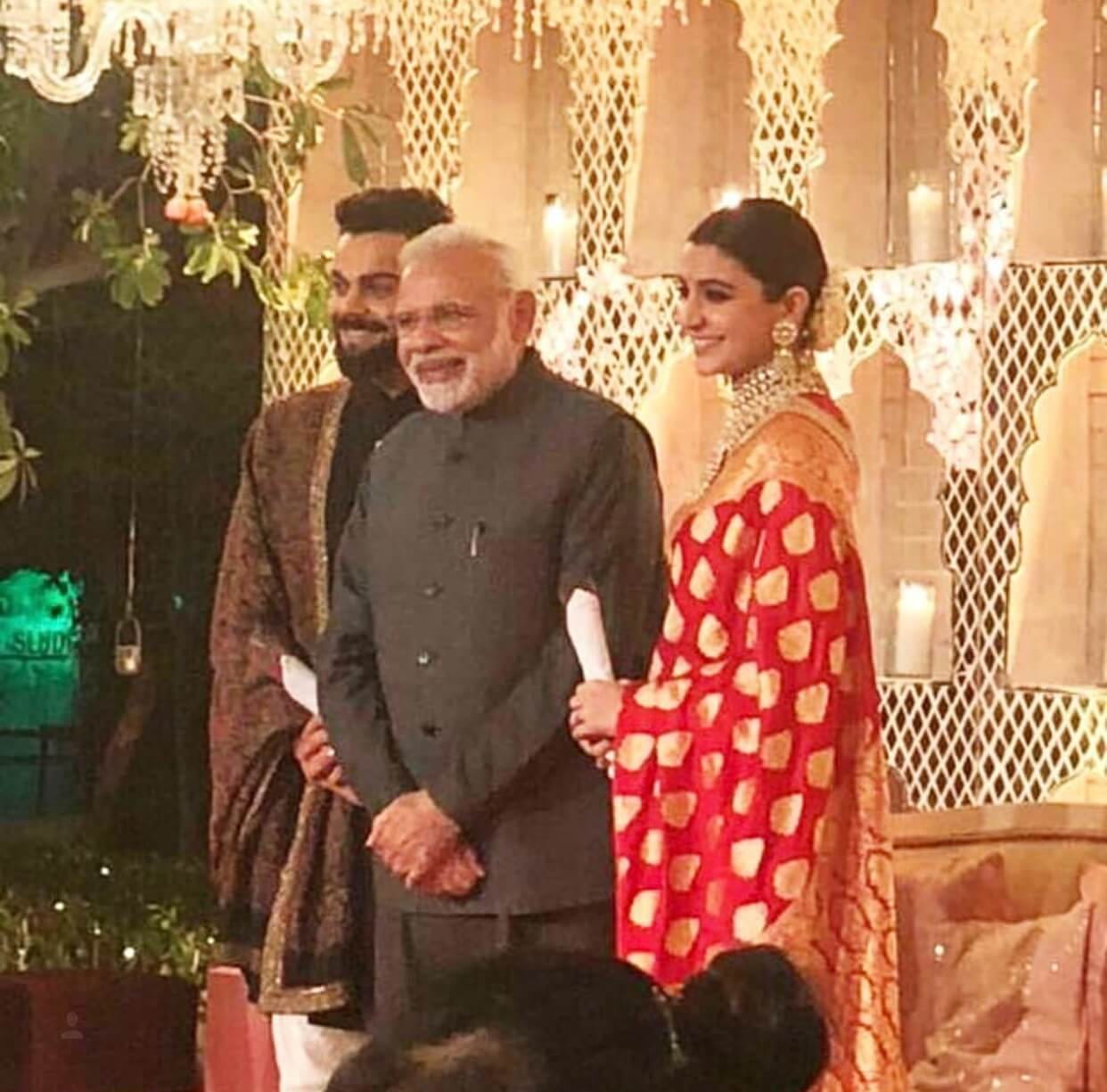 PM, Narendra Modi, Grand Reception, Virat, Anushka