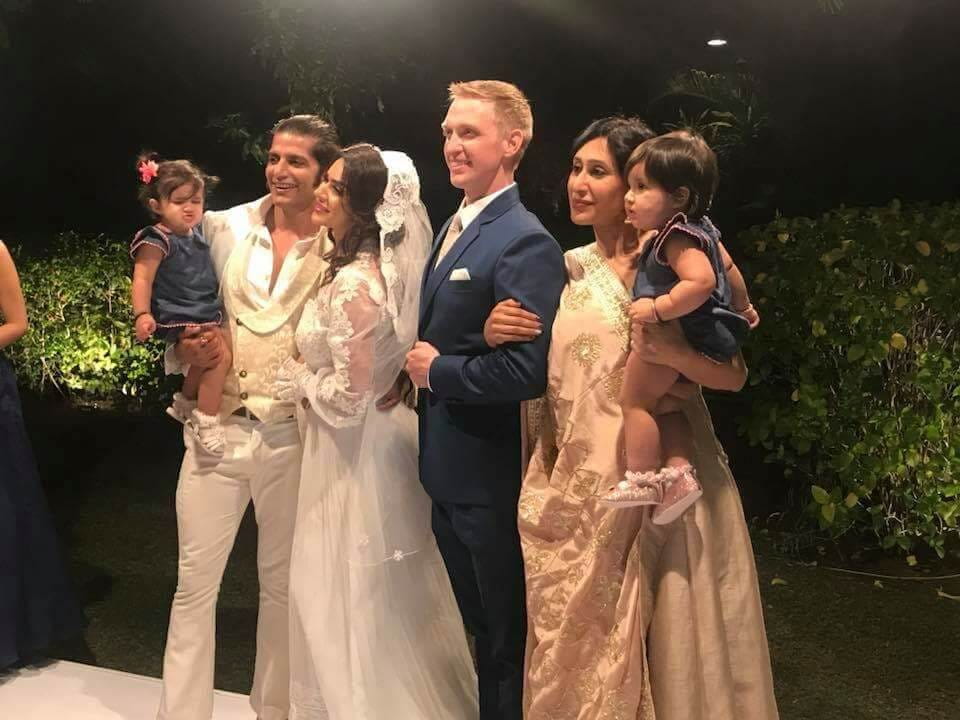Aashka Goradia, Brent Goble wedding