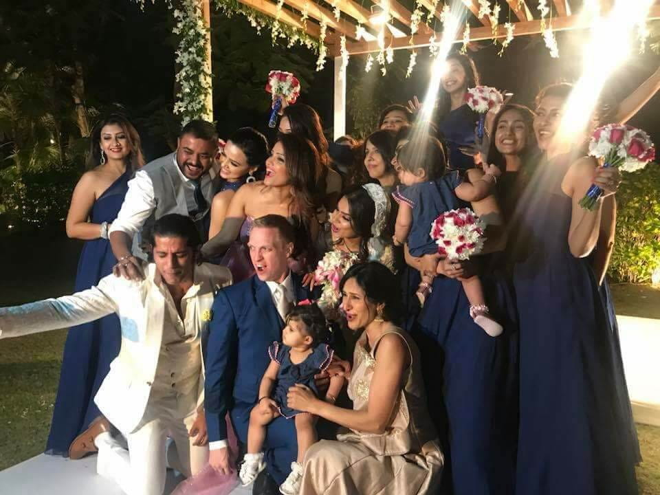 Aashka Goradia, Brent Goble wedding