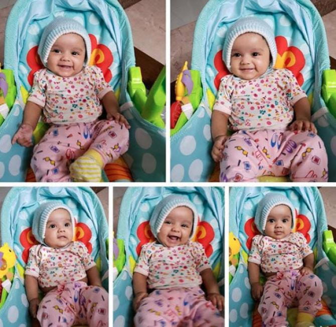 Actress Purvi's 3-Month-Old Daughter Is Like A Cute Little Doll