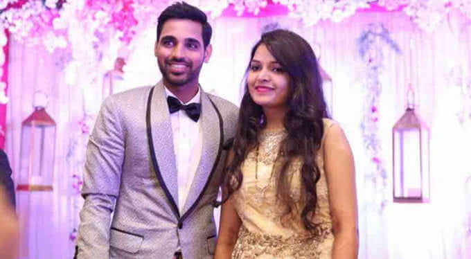 wedding & Reception Pictures Of Cricketer Bhuvneshwar Kumar