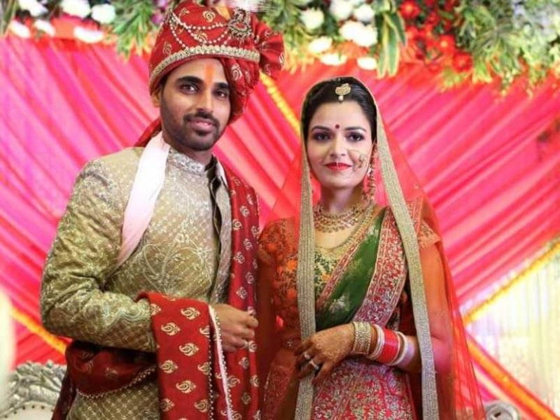 wedding & Reception Pictures Of Cricketer Bhuvneshwar Kumar