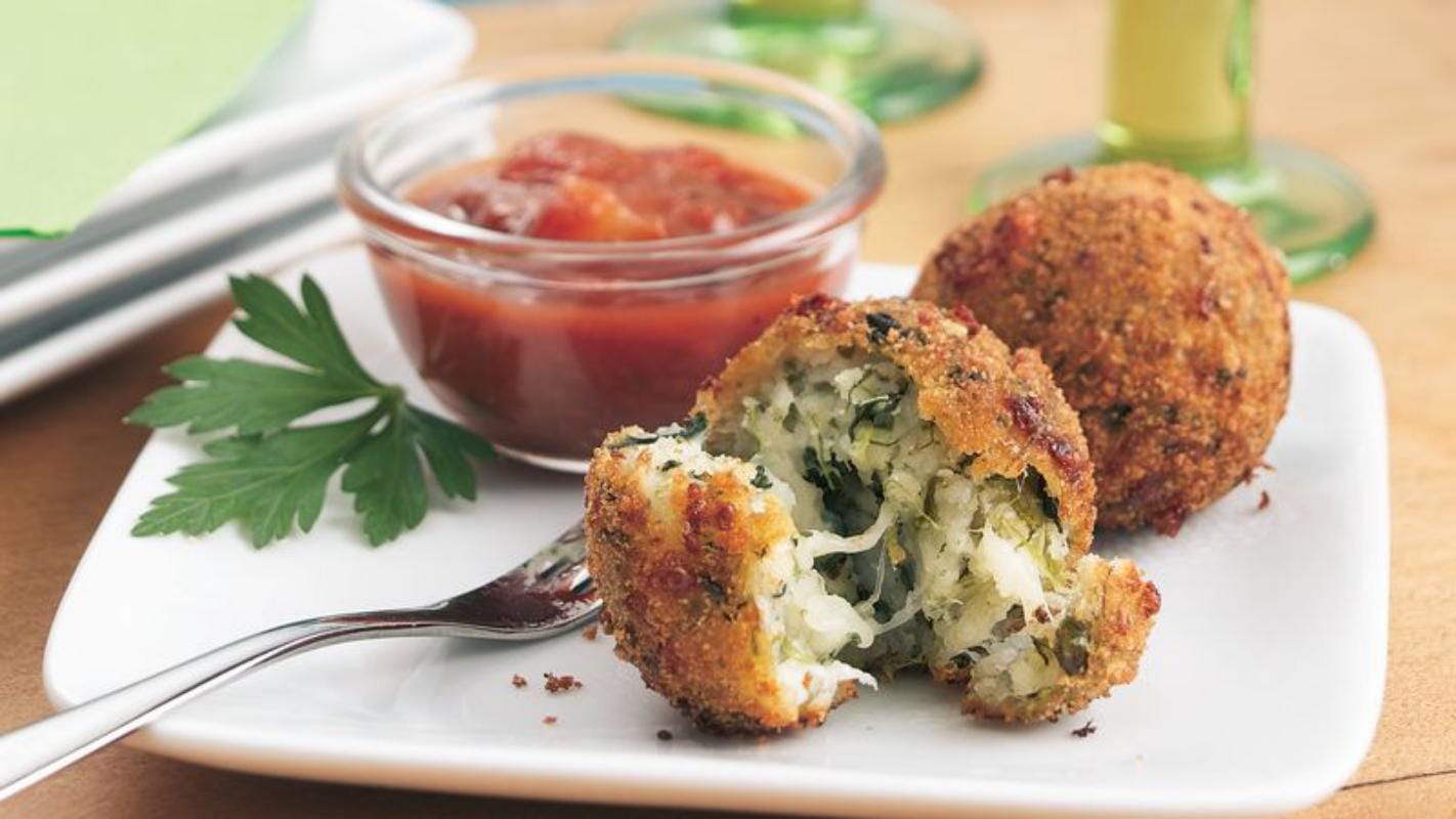 Cheese And Spinach Kabab