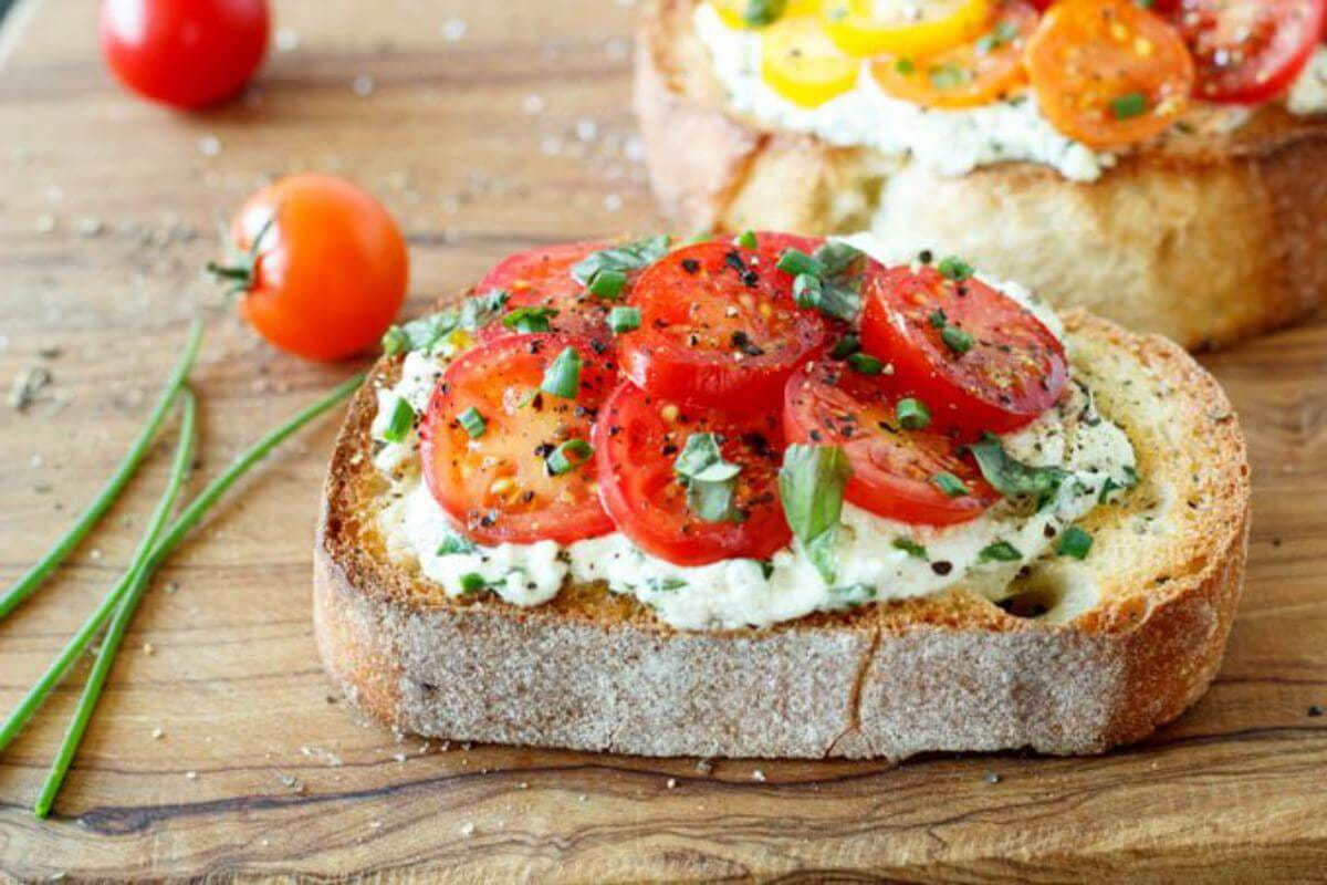 Grilled Tomato Crostini