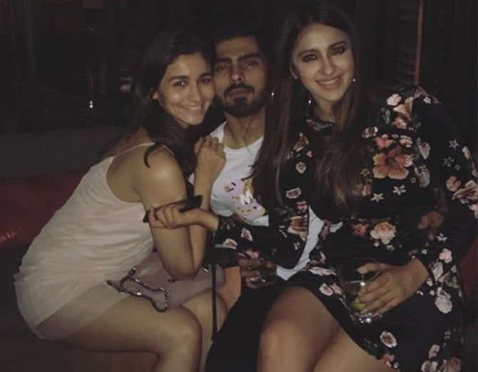 Alia bhatt With Her Ex Ali Dadarkar