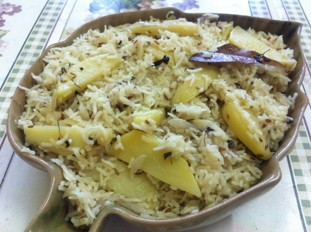 Shahi Aloo Pulav