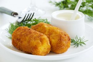 Cottage Cheese And Green Croquettes