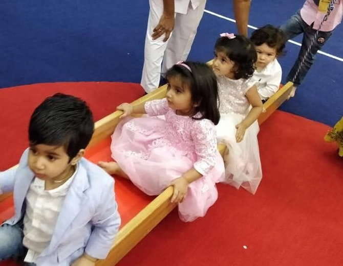 Taimur, Laksshya, enjoy at friend’s birthday party