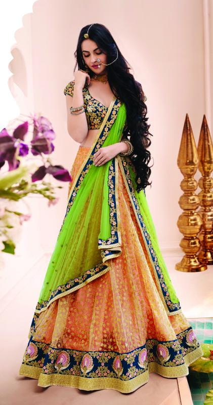 lehenga kaise pahne jaate hain