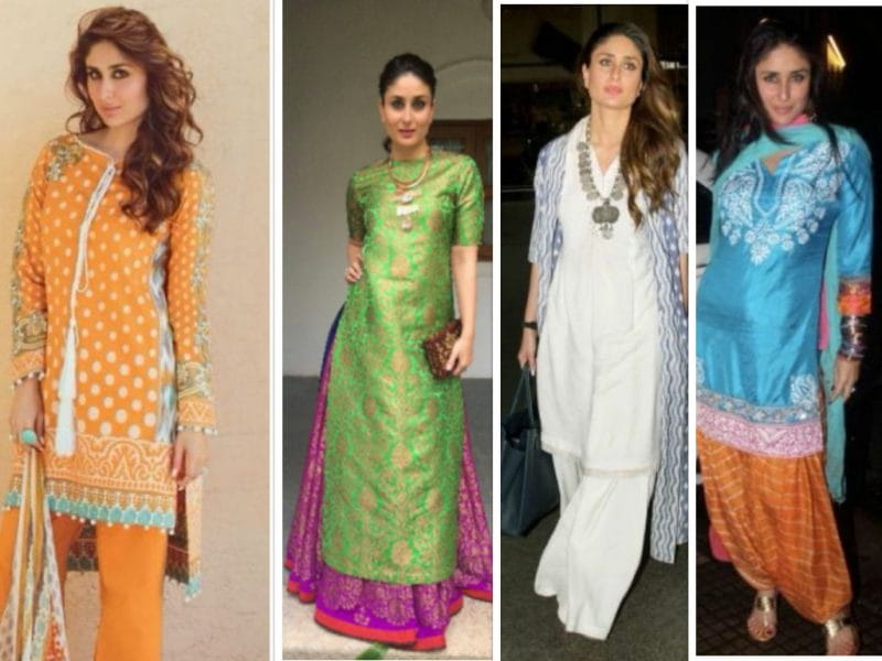 Kareena Kapoor, Salwar-Kameez, Patiala Salwar, Palazzo