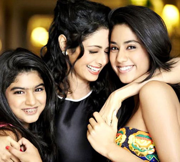 Sridevi, best friend, her daughters, janhavi and Khushi