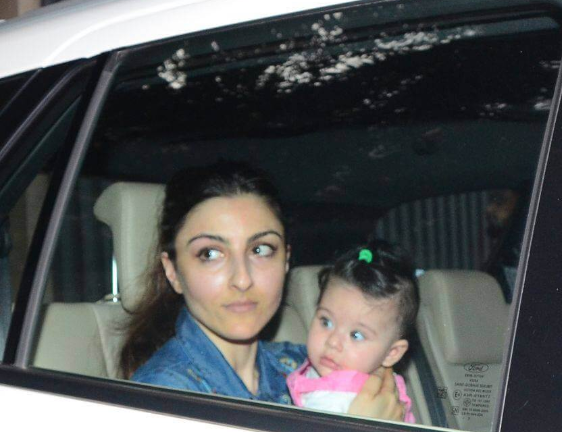 Cute Inaya With Mom Soha Ali Khan