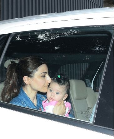 Cute Inaya With Mom Soha Ali Khan