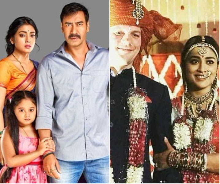 Marriage pics of Ajay Devgan's onscreen wife shriya saran