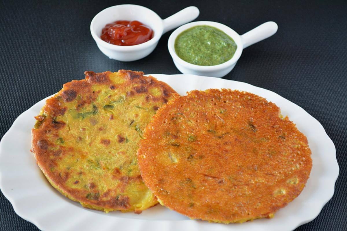 Mix Veg Besan Cheela, Tasty Breakfast