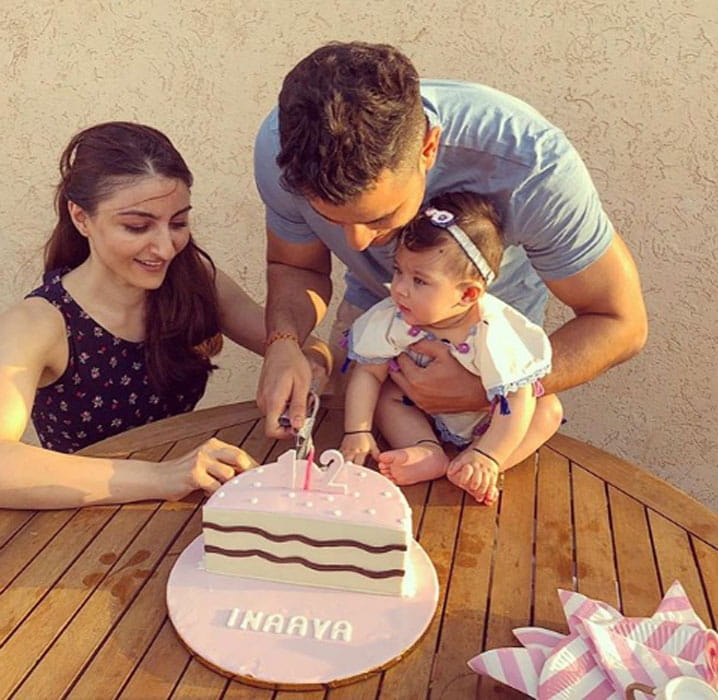 Mommy Soha, Kunal, celebrated daughter Inaaya's, Half Birthday