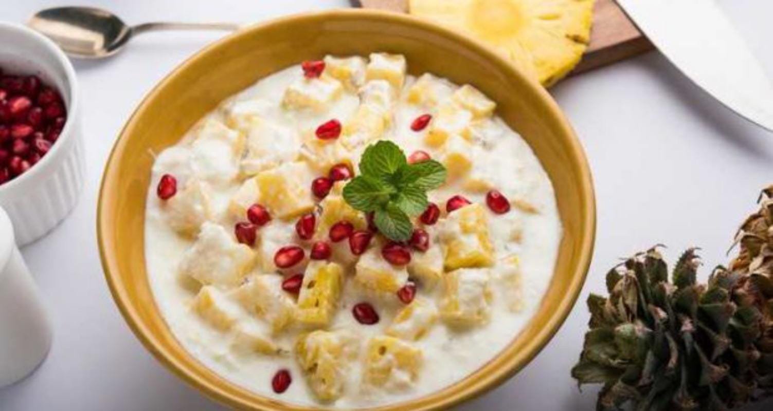 Fasting Recipe, Pineapple Raita