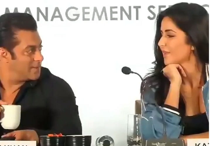 Salman Khan, Katrina kaif, sipping coffee from same mug