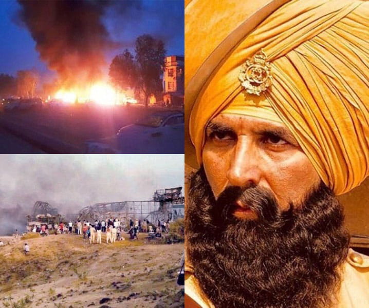 Fire Breaks Out, Set Of Akshay Kumar's Film Kesari