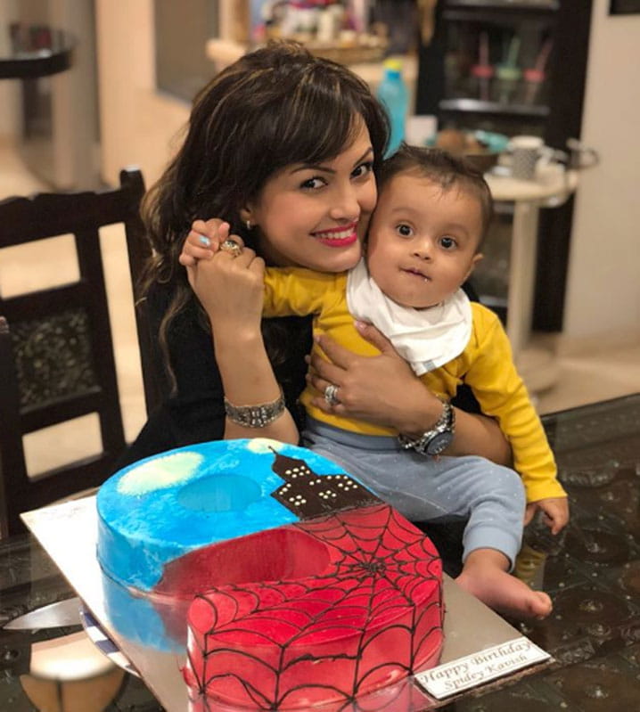 Karan Mehra, Nisha Rawal, celebrate, son's 10th month Birthday