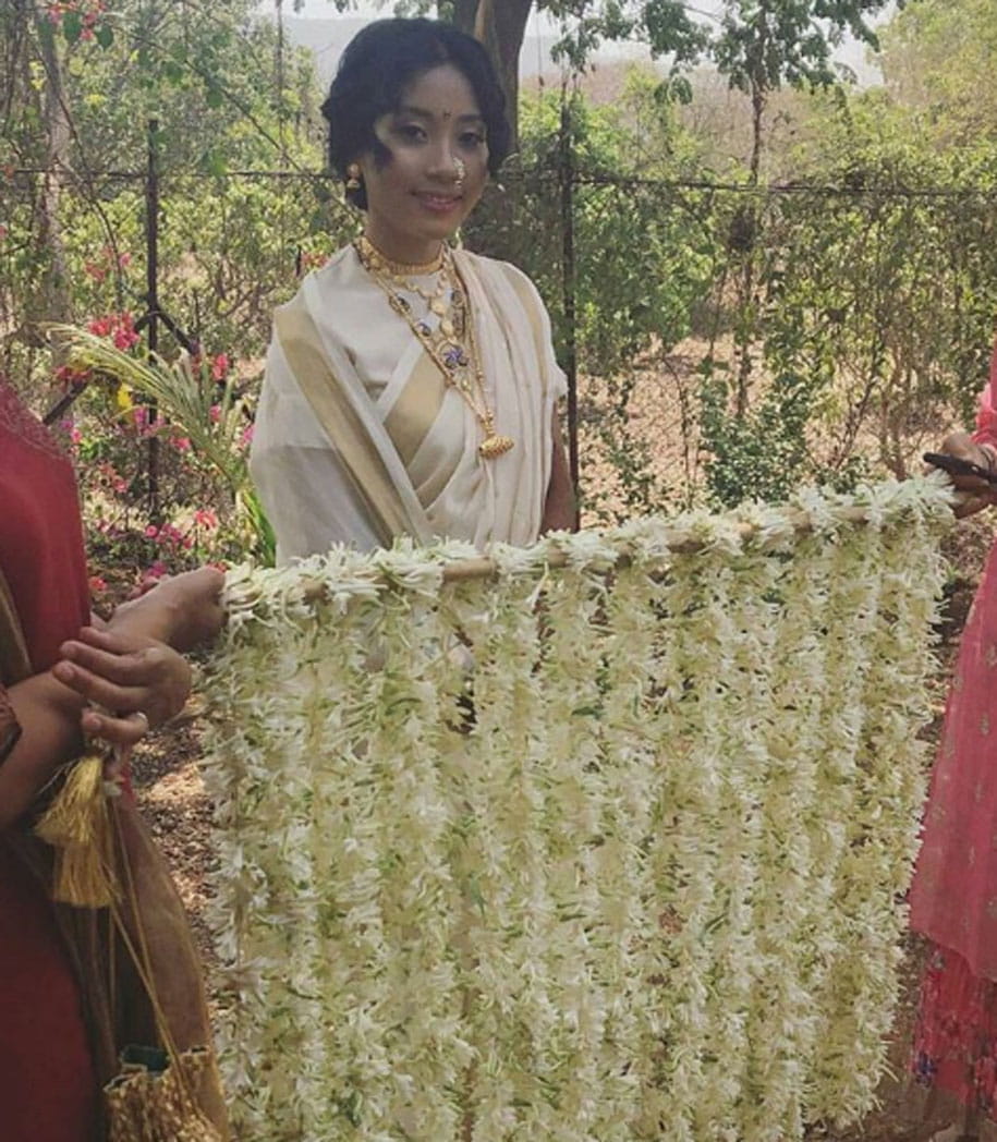 Milind Soman, Ankita Konwar, married couple, wedding pics