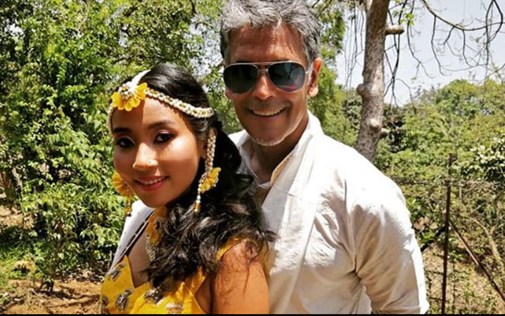 Milind Soman, Ankita konwar, married